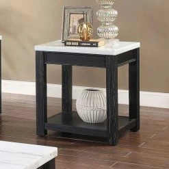 Cheapest ✔️ Carbon Loft Gladney Antique Black 22-inch 1-shelf Side Table 🥰