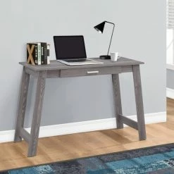 Best deal ✔️ Carbon Loft Kijana Grey 1-drawer 42-inch Long Contemporary Computer Desk 👍