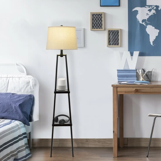 Cheapest π― Carbon Loft Gallatin Lighting 3-way 58-inch Distressed Iron Etagere Floor Lamp β - Image 7