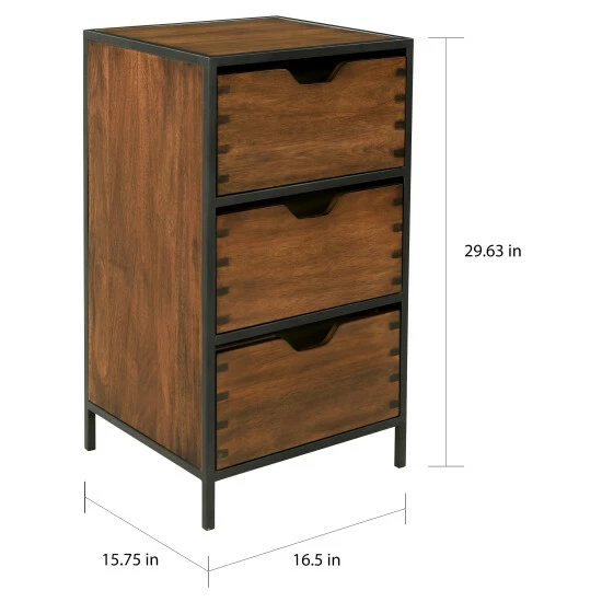 Cheapest β¨ Carbon Loft Maloney 3-drawer Storage Cabinet π― - Image 8