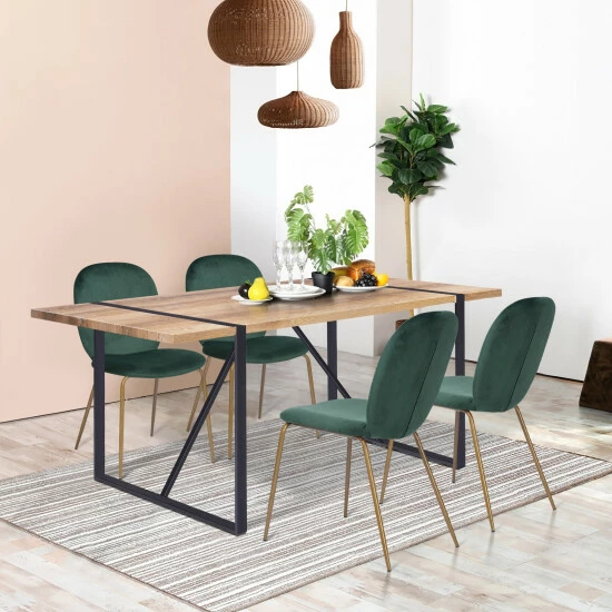 Best Sale π Carbon Loft Carmen Modern Extra Large Dining Table Light Brown π - Image 2