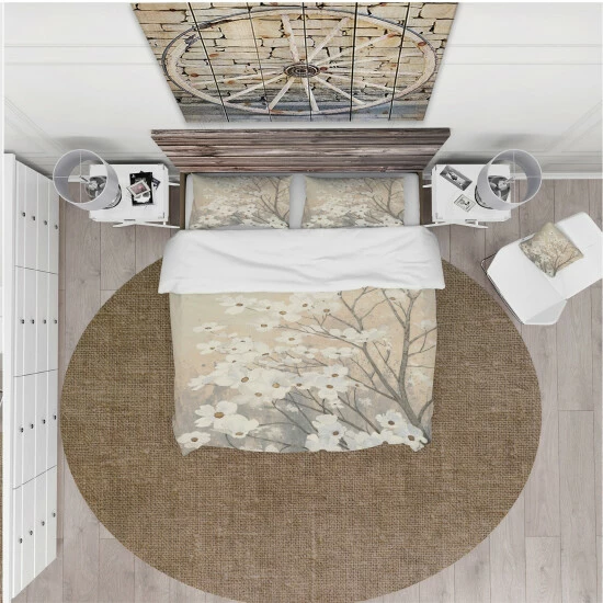 Coupon π Carbon Loft Gigliotti Brown And Grey Floral Bedding Set π - Image 3