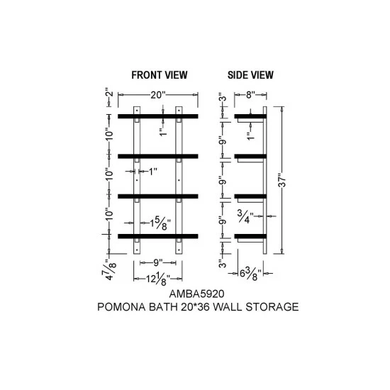 Cheapest β¨ Carbon Loft Lawrence Metal And Solid Wood Bath Natural 36-inch Wall Shelf π - Image 7