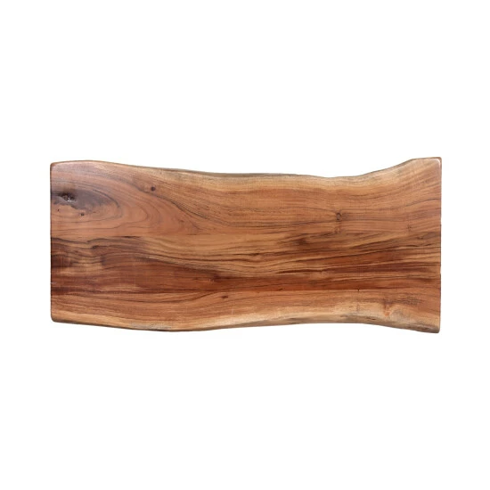 Hot Sale π Carbon Loft Czuchry Hairpin Natural Live Edge Wood With Metal Bench β - Image 5