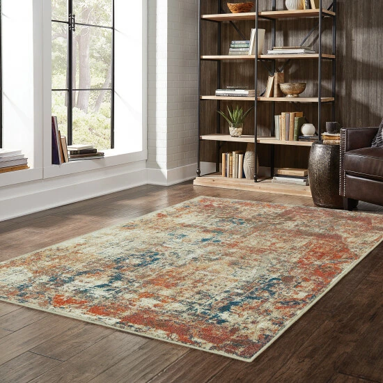 Best Sale π Carbon Loft Winkel Distressed Traditional Beige/ Multi Rug Beige/multi π