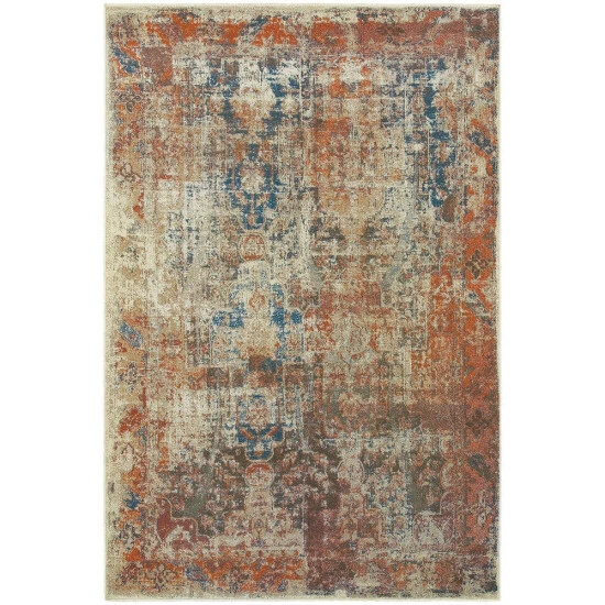 Best Sale π Carbon Loft Winkel Distressed Traditional Beige/ Multi Rug Beige/multi π - Image 2