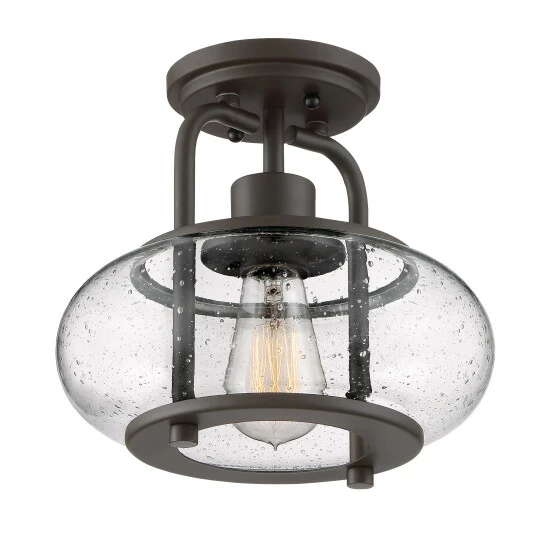 Wholesale β Carbon Loft Martin Old Bronze Semi-flush Fixture β€οΈ - Image 4