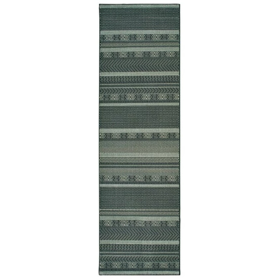 Outlet π Carbon Loft Binney Geometric Stripes Area Rug Black/cream π - Image 7