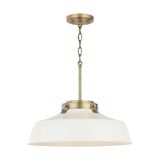 Outlet π Carbon Loft Jennie 1-light Matte White Pendant - Matte White β¨