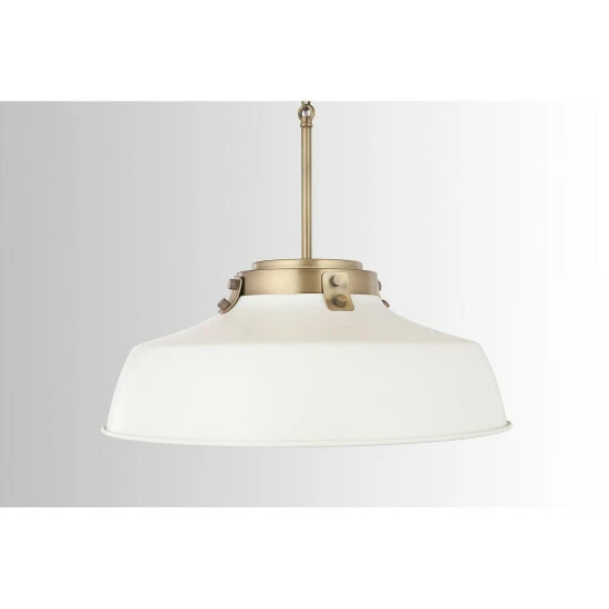 Outlet π Carbon Loft Jennie 1-light Matte White Pendant - Matte White β¨ - Image 3