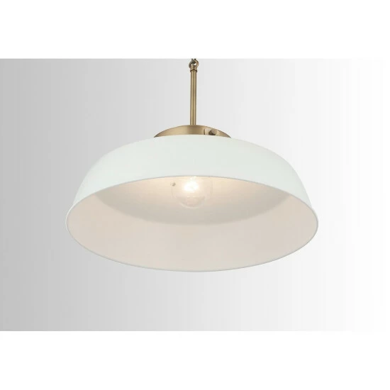 Outlet π Carbon Loft Jennie 1-light Matte White Pendant - Matte White β¨ - Image 4