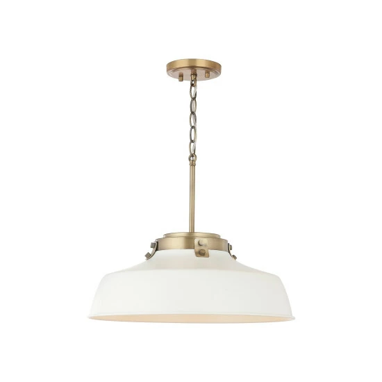 Outlet π Carbon Loft Jennie 1-light Matte White Pendant - Matte White β¨ - Image 6