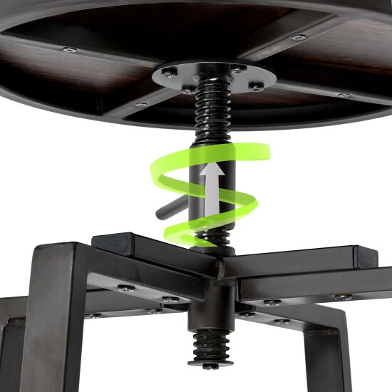 Cheapest ✔️ Carbon Loft Delta Swivel Walnut Adjustable Stool (Set Of 2) ❤️ - Image 7