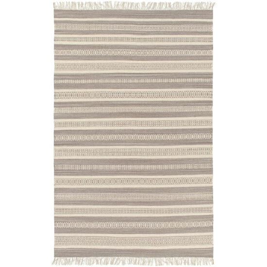 Promo β Carbon Loft Salmon Stripe Wool/ Cotton Area Rug Blue β¨ - Image 5