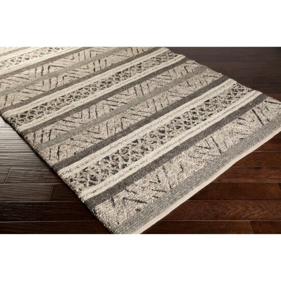 Coupon π₯° Carbon Loft Schmidt Chevron Wool Area Rug - 2' X 3' π - Image 2