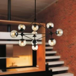 Best deal 👍 Carbon Loft Carvalho 10-light Black Chandelier 🛒