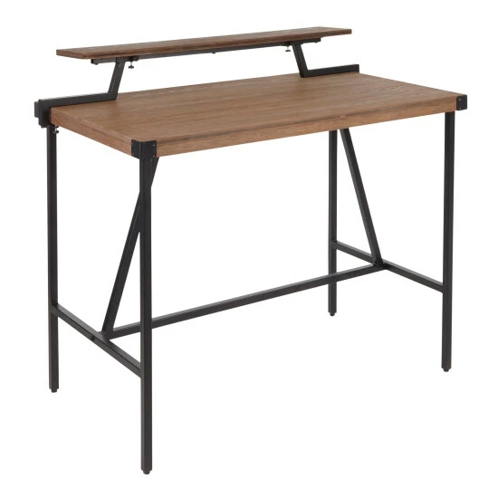 Wholesale π Carbon Loft Gunn Stand Up Desk With Removable Shelf Black Metal π―