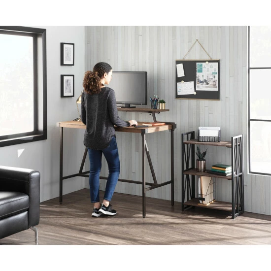 Wholesale π Carbon Loft Gunn Stand Up Desk With Removable Shelf Black Metal π― - Image 3