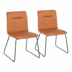 Best deal 👍 Carbon Loft Lyonne Industrial Dining Chair (Set Of 2) - N/A Espresso ✔️