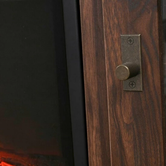 Brand new π Carbon Loft LaFrancis TV Stand With Electric Fireplace Charcoal π - Image 5