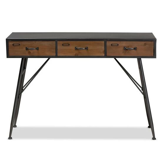 Deals π₯° Carbon Loft Kulvinder Modern And Contemporary Industrial 3-drawer Console Table π― - Image 4