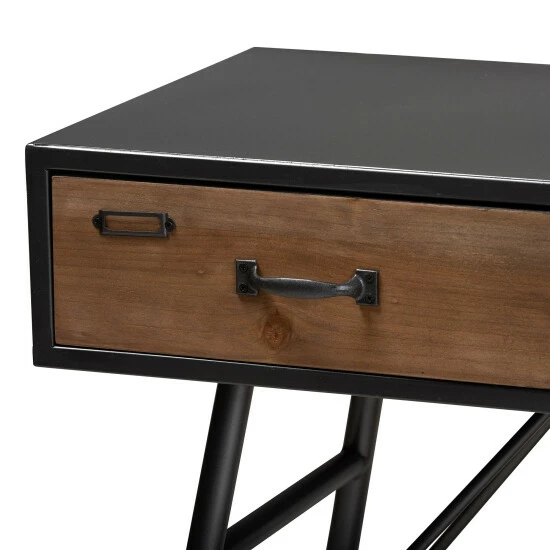 Deals π₯° Carbon Loft Kulvinder Modern And Contemporary Industrial 3-drawer Console Table π― - Image 6