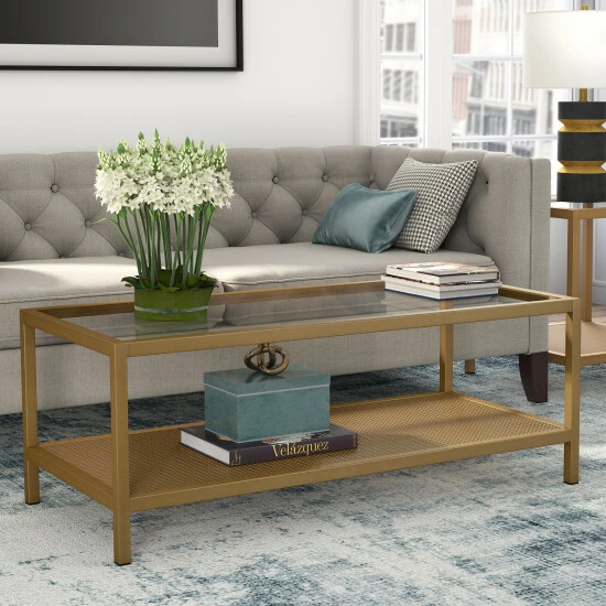 Hot Sale β¨ Carbon Loft Gugliemi Brass Coffee Table π