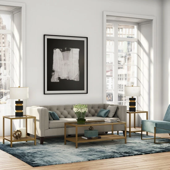 Hot Sale β¨ Carbon Loft Gugliemi Brass Coffee Table π - Image 4