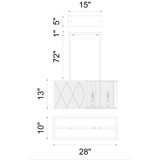 Best Pirce βοΈ Carbon Loft Shosh 6-light Drum Chandelier With Black Finish π― - Image 2