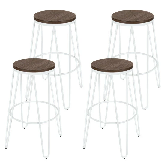 Best reviews of π Carbon Loft Hall Wood And Metal Bar Stools (Set Of 4) Black/grey π - Image 7