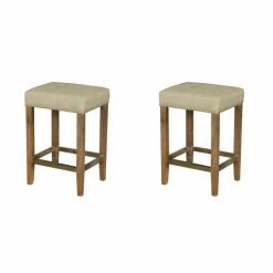 Promo 🎁 Carbon Loft Woolley Modern French Style Bar Stool (Set Of 2) ⭐