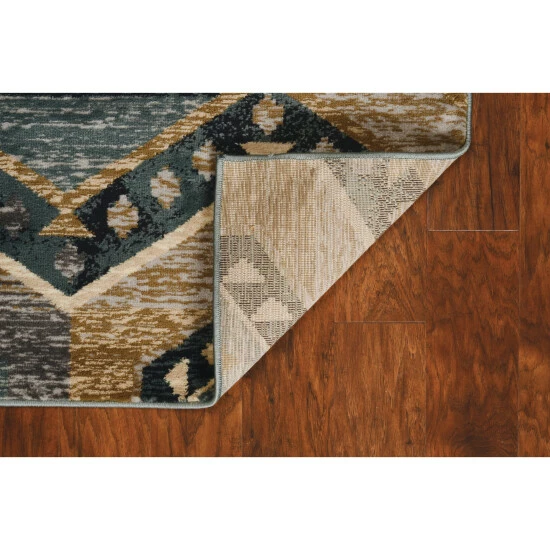Best Sale β Carbon Loft Yoho Woodlands Rustic Tribal Rug Seafoam π€© - Image 3