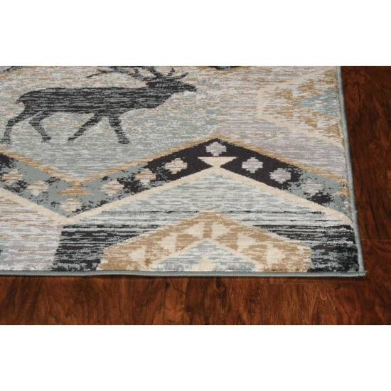 Best Sale β Carbon Loft Yoho Woodlands Rustic Tribal Rug Seafoam π€© - Image 4