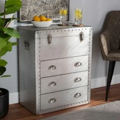 Top 10 π₯ Carbon Loft Rameses Silver Metal 3-drawer Storage Cabinet π―