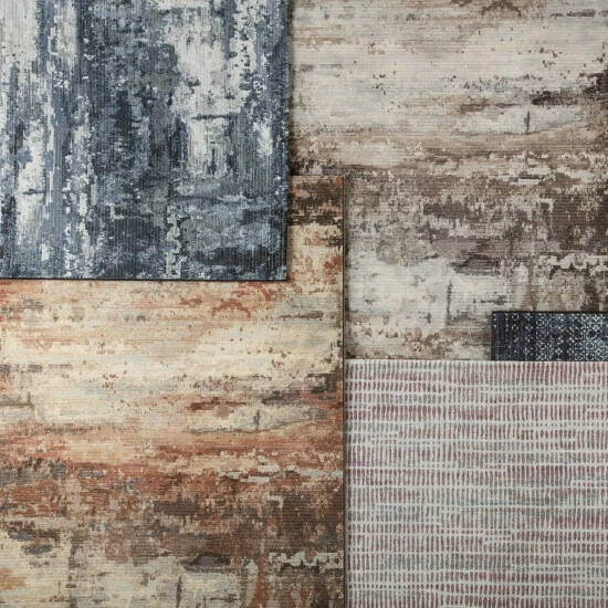 Flash Sale ❤️ Carbon Loft Abarta Abstract Area Rug Brown/beige ⭐ - Image 2