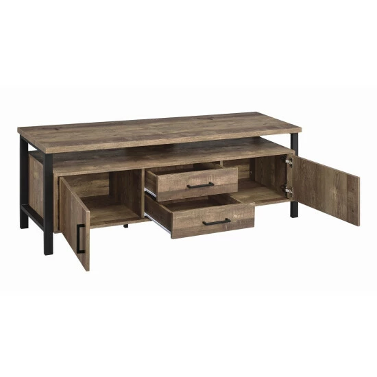 Best reviews of π Carbon Loft Corvalan Rustic Oak 59-inch TV Console π - Image 3