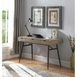Brand new 🔥 Carbon Loft Wilson Driftwood 1-drawer Writing Desk 🤩