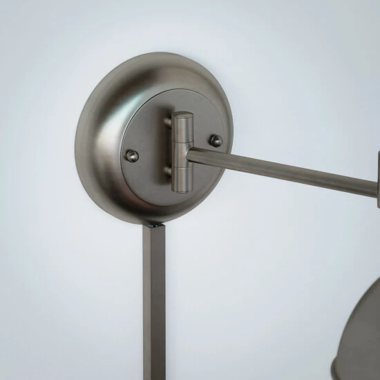 Brand new π Carbon Loft Ida Antique Nickel Wall Swing Arm Lamp βοΈ - Image 3