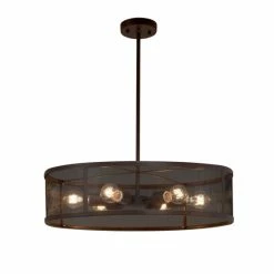 Best Sale 🧨 Carbon Loft Sam 6-light Dark Bronze Chandelier ✨