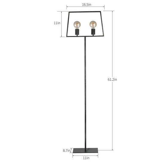 Best deal π₯° Carbon Loft Casselman Old Silver 2-light Floor Lamp β - Image 3