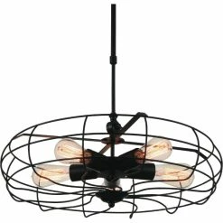 Top 10 ✨ Carbon Loft DeMaurny 5-light Drum Chandelier With Black Finish 👏
