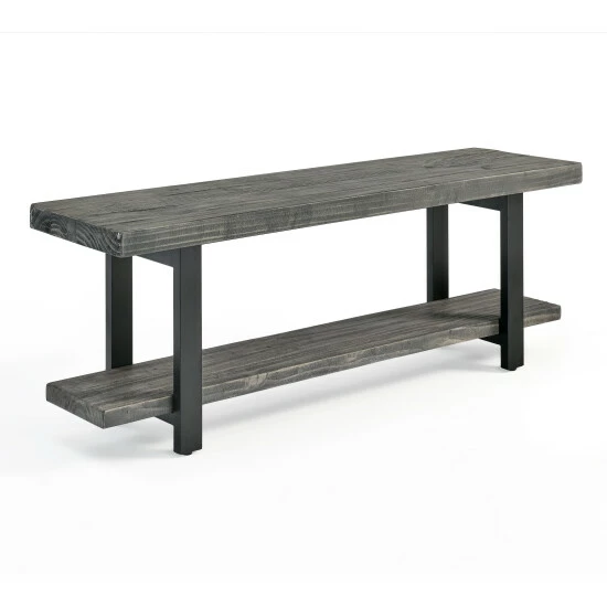 Hot Sale π Carbon Loft Lawrence Reclaimed Wood π§₯ Coat Hook And Bench Grey β - Image 4
