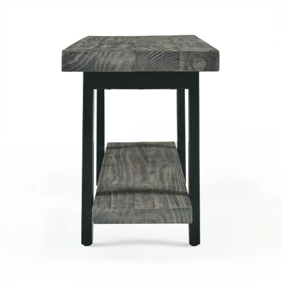 Hot Sale π Carbon Loft Lawrence Reclaimed Wood π§₯ Coat Hook And Bench Grey β - Image 6