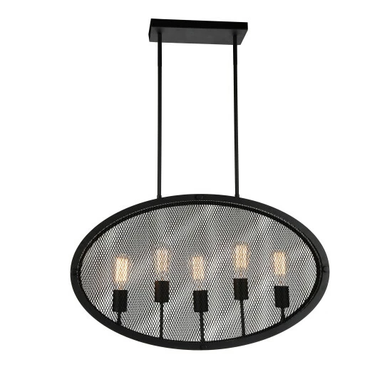 Hot Sale β¨ Carbon Loft Brewmitch 5-light Black Chandelier β