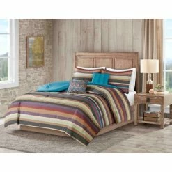 Best Sale ❤️ Carbon Loft 5-piece Striped Bohemian Comforter Set 💯