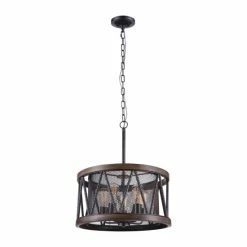 Top 10 🌟 Carbon Loft Loewenstein 5-light Pewter Drum Chandelier 🧨