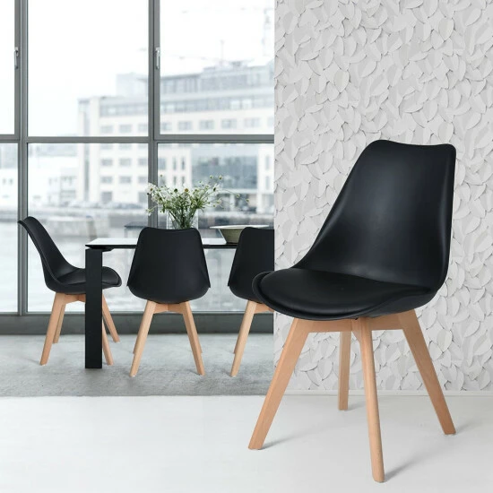 Budget βοΈ Carbon Loft Rivas Mid-century Modern Upholstery Solid Wood Dining Chair (Set Of 4) White π§¨