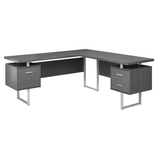Cheap π Carbon Loft Brandenberger Grey Left Or Right Facing Computer Desk π - Image 2