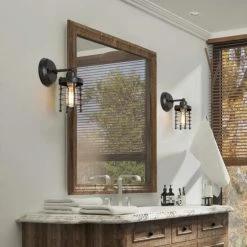 Top 10 😍 Carbon Loft Hardwick Mini Wall Lights Rust Wall Sconce Industrial Sconces Wall Lighting - W5"x H9.4"x E6.7" 🔔