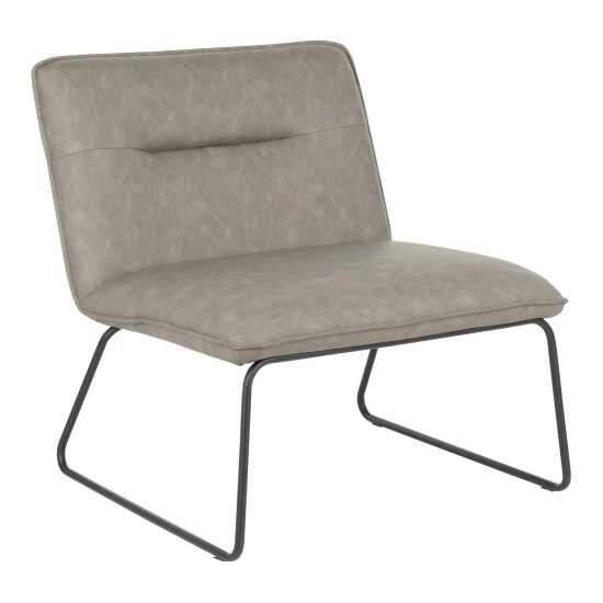 Hot Sale π Carbon Loft Kerby Industrial Faux Leather Accent Chair - N/A Camel β€οΈ - Image 4